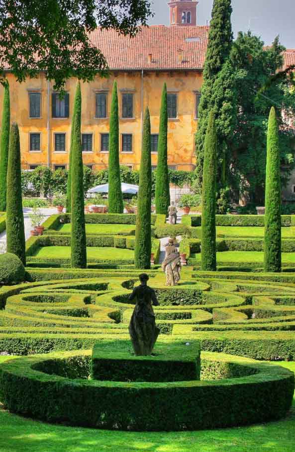 the  villa overlooks dramatic mountainous scenery